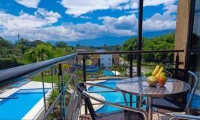 Apartamento en Eje Cafetero - piscinas y hermosa vista